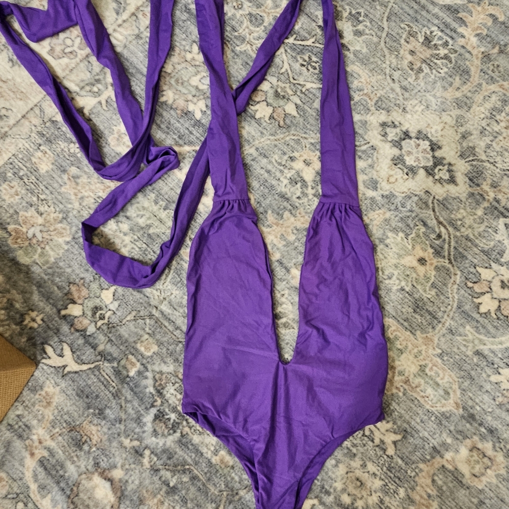 O'Neill Purple One-Piece Swimsuit